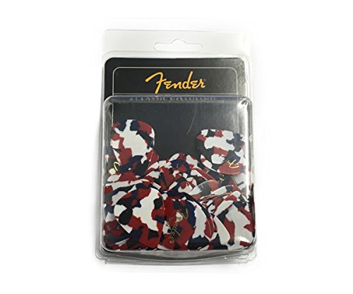 Fender Classic Celluloid Guitar Picks 351 Shape, Confetti, Thin, 144-Pack